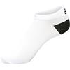 Newline Calze da Corsa in Tessuto Core Sneaker Calze Running Bianco 47-50