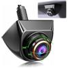 Epronic 360° di Rotazione Telecamera di Retromarcia Supporto Vista Anteriore/Posteriore Telecamera di Backup HD con Visione Notturna IP69K Impermeabile Retrocamera per Camion