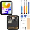 Revofix Schermo LCD di ricambio per Apple Watch Serie 3, 42 mm, per Apple Watch Series3, touch screen, digitalizzatore, pannello sensore in vetro, montaggio completo, con parte di riparazione (GPS 42 mm)