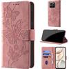 CaseGla Cover per Honor 400 Smart 5G, Rosa | Blocco RFID, Portafoglio Pelle PU, Flip Libro, Porta Carte, Magnetica Libretto, Antiurto Protezione Completa