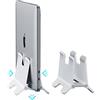 Hagibis Supporto Verticale per Laptop, Supporto per Notebook Regolabile Staffa salvaspazio per MacBook Pro, Mac Mini, iPad, Surface, Samsung, Lenovo, Huawei, HP, Dell (ABS bianco)