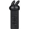 Tyatocepy Bluetooth 5.0 Lettore MP3 Bunny Mini Lettore MP3 Supporto TF Card Portatile Sport Running Musica Stereo Personale Durevole Nero