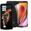 ESACMOT Custodia TPU Stampata + 2 Pellicole in Vetro Temperato Compatibili con Ulefone Power Armor 13, Cover Artistica Slim Antigraffio Antishock, Protezione Totale