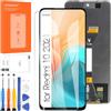 Arbilato LCD Schermo per Xiaomi Redmi 10 Display | 21061119AG, 21061119DG, 21061119AL LCD Touch Screen Digitizer Assembly Sostituzione con Strumenti