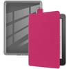 Youngme Custodia per Kindle da 6 pollici (10a generazione-2019), ultra trasparente, morbida e flessibile, in TPU trasparente, cover posteriore con auto sleep/wake per Kindle (modello n. J9G29R), lampone