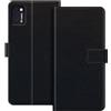 ESACMOT Custodia Portafoglio in Pelle Compatibile con Hafury M20 Flip Cover con Porta Carte e Supporto, Chiusura Magnetica, Custodia Folio Antiurto (Nero)