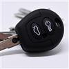 mt key Custodia protettiva in silicone per portachiavi per auto nero compatibile con VW T4 Golf Fox Polo Vento Sharan SEAT Ibiza Skoda Fabia Octavia
