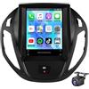Ecpuk Autoradio Android 15 Per F-ord B-Max 2012-2018 Transit/Tourneo Courier 2013-2021,Touch Screen Da 9,7'' Radio Bluetooth Con Carplay Navigazione GPS WiFi Telecamera Posteriore FM/RDS (Size:M150,Color:B)
