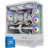 AGM store Pc Gaming i5 14600KF - Scheda video RTX 5060 TI 8GB white - RAM 32GB DDR5 - Nvme 1TB SSD - Dissipatore a Liquido 240mm Bianco - Wifi 6E - W11 -