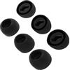 Dumhuts Set di 3 Paia di Tappi Auricolari in Silicone per Samsung Galaxy Buds Pro, Dimensioni S/M/L, Antiscivolo, ricambio, Compatibili con Custodia di Ricarica, Nero