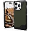 URBAN ARMOR GEAR UAG - Custodia compatibile con iPhone 15 Pro da 6,1 pollici, Metropolis LT, Kevlar Olive con magnete integrato, compatibile con ricarica MagSafe, robusta custodia protettiva a prova