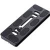 fittings4you Piastra a sgancio rapido PU-100 in alluminio compatibile per ARCA-Swiss Benro PU piastra adattatore treppiede LL1409