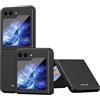 BAIDIYU Cover per Samsung Galaxy Z Flip 7 FE/Samsung Galaxy Z Flip 6, Protezione del Corpo Ultrasottile, Guscio Protettivo per PC Rigido Antigraffio.Nero