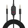weishan Cavo AUX di ricambio per cuffie da gioco Logitech G433 / G233 / G Pro/G Pro X con mute in linea e controllo del volume su PS5 / PS4 / Xbox One/PC, 3,5 mm