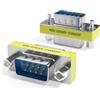 CABLEPELADO Adattatore di Serie Maschio a Maschio RS232 DB9, Accoppiatore per Cambio di Genere, Connettore 9 Pin, Plug RS-232