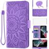 Asuwish Cover per Samsung Galaxy S22 Ultra 5G con Cordino e Pellicola Vetro Temperato Supporto Regolabile Pelle Portacarte Portafoglio Custodia per protettiva S 22 S22Ultra 4G Cellulare Case Viola