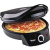 Bestron Forno elettrico per pizza fino a 230 °C, con calore superiore/inferiore, per pizza fatta in casa o surgelata, torte fiamme, quiche o involucri fino a Ø 27 cm, 1800 Watt, colore: nero