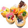 RXMORI 6 Pezzi di Modelli di Torta e Cupcake Artificiali Realistici, Dolci Artificiali, Decorazione di Cucina con Dolci Finti per Esposizione