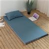 YongXinMY Coprimaterasso futon da pavimento con cerniera, tinta unita, copertura completa, lavabile, antipolvere e rimovibile, con cerniera, per materasso futon giapponese tatami (blu scuro, 90 x 200 cm)