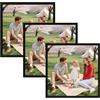 Vasemouh Cornice 30x30 PVC Nera,Ideale per Uso Domestico, Adatta a Vari Stili di Arredamento, Cornice da Parete o Tavolo