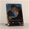 PSUNEY Targa Spotify Personalizzata con Foto e Musica, Cornice Musicale con Messaggio Regalo, Idea Regalo per Anniversari, Matrimoni, San Valentino e Compleanni
