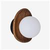 SKLUM Lampada da parete Freidy in legno di acacia - ↑16 cm