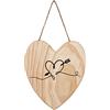 My Custom Style Targa targhetta in Legno #Amore-Cuore#Cuore 20x18