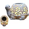 Generic Lanterna a LED a forma di tartaruga, a LED, decorazione per esterni, per cortile, patio, portico, prato, , paesaggio, balcone, decorazione per la casa, da donna