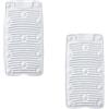 LABRIMP Tavola da Lavaggio Pieghevole Portatile in PVC Ventose Antiscivolo per Lavanderia Domestica, Set 2 Pezzi, per Lavori Domestici e Viaggi Colore Casuale