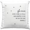 Vulfire Cuscino Gli Amici Scritta Carina, Regali di Amicizia, Idea Regalo Amico Amica Simpatica, Arredamento Casa, Arredo Divano Letto - con Imbottitura (40_x_40_cm, Bianco)