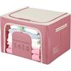 KASANOVA Scatola armadio 50x40x33 cm doppia cerniera e scritta malva