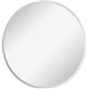 Inbagno Specchio Rotondo Da Parete 60 Cm Reversibile Design Moderno Con Bordo Smussato 2,5 Cm