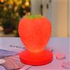 EONANT lampada da comodino fragola, simpatica luce notturna per bambini a LED con tocco di fragola in silicone, tre modalità touch, camera dei bambini, ufficio, decorazioni natalizie e regali (Rosso)