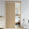 DSSHENGDS Tenda da Doccia a Fisarmonica Pieghevole Magnetica Anti-Spruzzi, Tenda divisoria per casa, Hotel, Bagno-Light Brown- 70x200cm