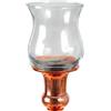 Lifestyle & More 5 inserti in vetro per candeliere D 7 cm Altezza 10 cm