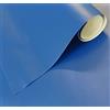 GOYAPRINT Carta Adesiva per Mobili Blu 40x300 cm Pellicola Adesiva Opaca per Parete Cucina Porta Finestra Vinile Rivestimento Decorativo (40x300 cm, Blu)