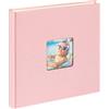 walther design Fun FA-205-W - Album Fotografico con Finestra intagliata in Copertina, 26 x 25 cm, Rosa