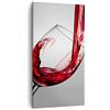 ARTTOR Quadro su Tela Verticale Bere bicchiere vino Stampe da Parete 55x100cm Quadri Moderni Soggiorno Camera da Letto Cucina 1 pezzo Grandi Decorazione Murale Wall Art Canvas Grafica Immagini PA55x100-2258
