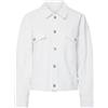 PIECES Pcelma Denim - Giacca Noos BC, Bianco, S