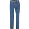 Lee Uomo Brooklyn Straight Jeans, Blu (Mid Stonewash), 36W / 32L
