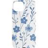 Floral Aesthetic Flower Botanical Patter Custodia per iPhone 15 Plus Graziosi fiori di campo vintage con margherite azzurre