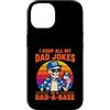 Dad-a-Base Skeleton Jokes Father's Day Custodia per iPhone 14 I Keep All My Dad Jokes in A Dad-a-Base Skeleton Fathers Day