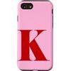 Retro Large Initials - Accessories by B. Custodia per iPhone SE (2020) / 7/8 Personalized Initial Letter K Monogram Name