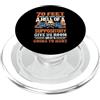 Funny Truck Driver Trucker Apparel Skull Trucker 70 Feet And 40 Tons Makes A Hell Truck Driver PopSockets PopGrip per MagSafe