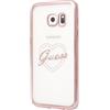 Guess GUHCS7ETRHRG - Custodia Rigida in TPU per Samsung Galaxy S7 Edge, Colore: Oro Rosa