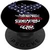 Embercore Tees and Phoenix Arcana Gifts Bandiera Patriottica Phoenix America PopSockets PopGrip Adesivo
