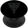Western Boot Stitch Co Stivale da cowboy western cucito con motivo longhorn e grafica country rodeo PopSockets PopGrip Adesivo