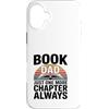 Reading Father Library Lover Bookworm Da Custodia per iPhone 16 Plus Prenota Papà Solo un altro capitolo Always Reader