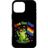 Proud Ally Free Mom Hugs Frog Tees Custodia per iPhone 16 Pro Max Mamma Gratis Abbraccia LGBTQIA+Ally Pride Month Frog