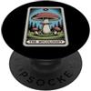 Mushroom Tarot Designs For Men & Women The Mycologist Tarocco Carta Micologia Forager Fungo PopSockets PopGrip Adesivo